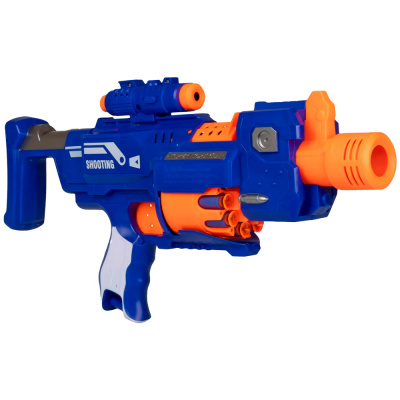 Бластер Funmax A62 электрический 20 снарядов с присосками 1toy Т24246 1